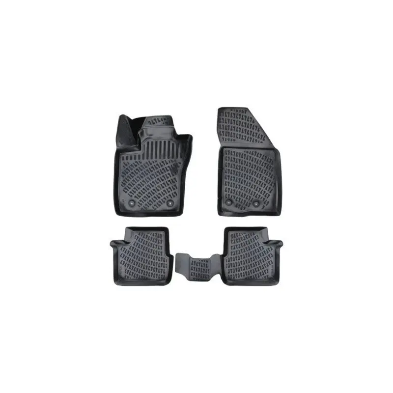 3D Black Odorless Pool Mat Set Compatible With Fiat Egea Cross After 2020