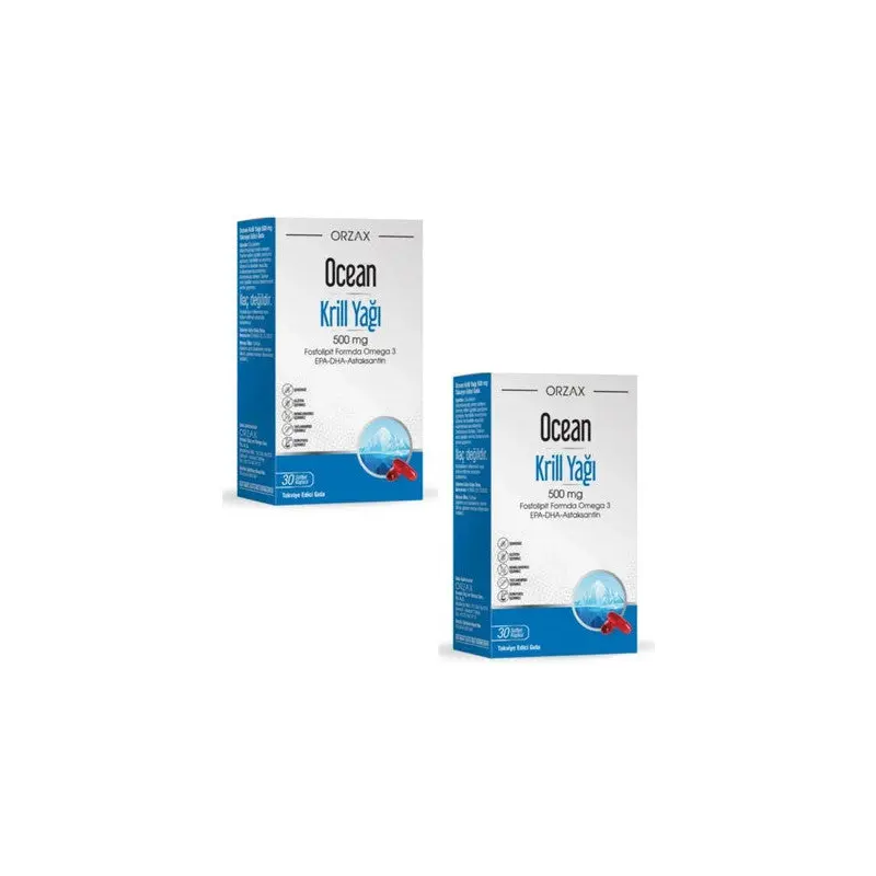 Krill Oil 500 Mg 30 Capsules X 2