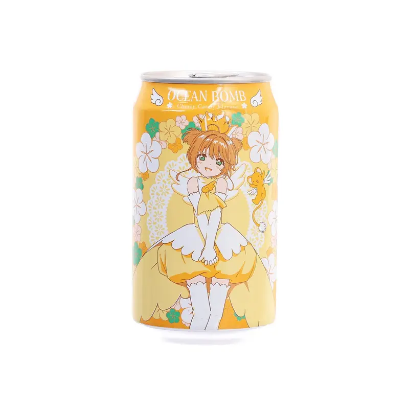 YHB OCEAN BOMB Cherry Candy Flavour Sparkling Water - Cardcaptor Sakura [Can]  (330mL)