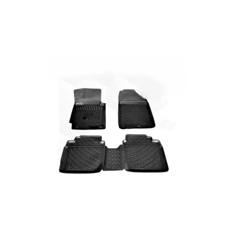 Ford Focus 5 3D Mat + 3D Trunk Pool Sedan 2019 Black Set