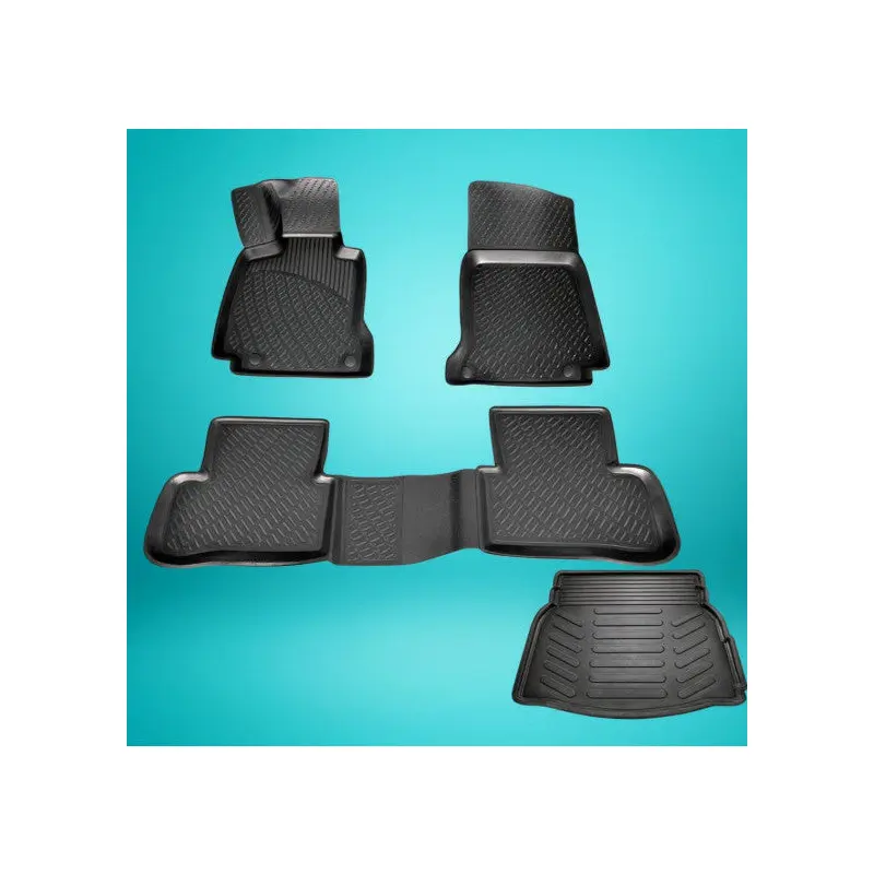 Ford Mondeo 3D Mat + Trunk Pool Black 2015-2019