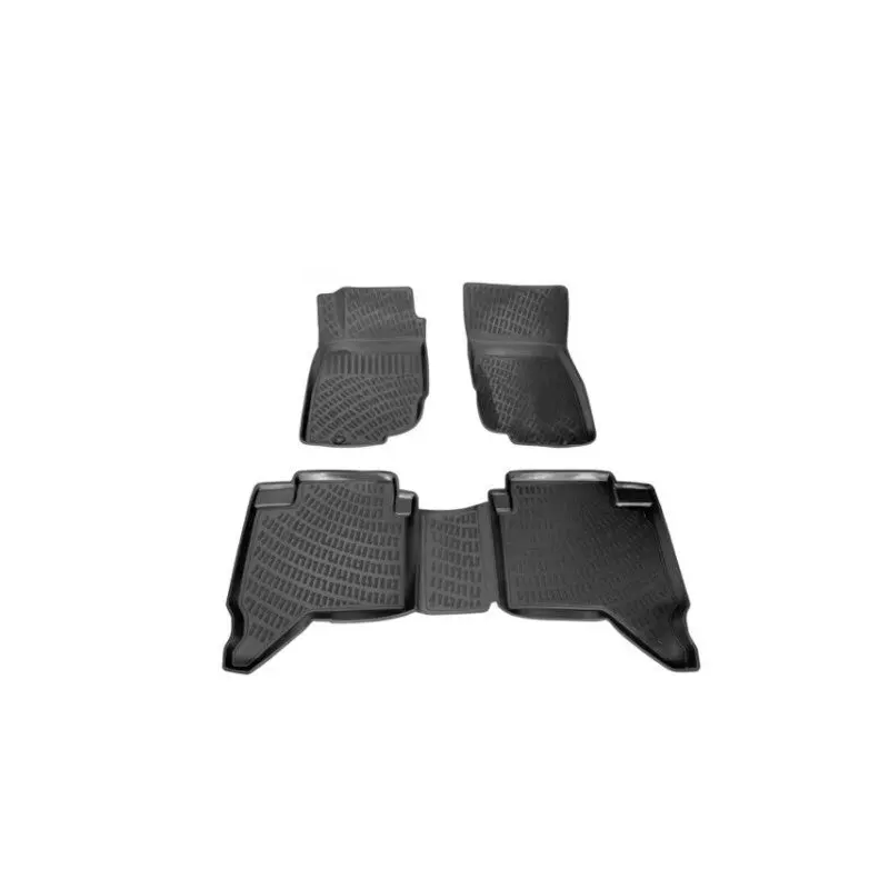 Hyundai I20 3D Floor Mat Black 4 Piece Set For 2008 - 2014
