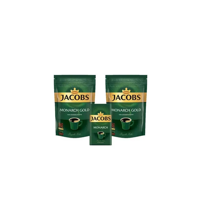 Jacobs Monarch Gold Coffee 400 Gr + Monarch Filter Coffee 250 Gr