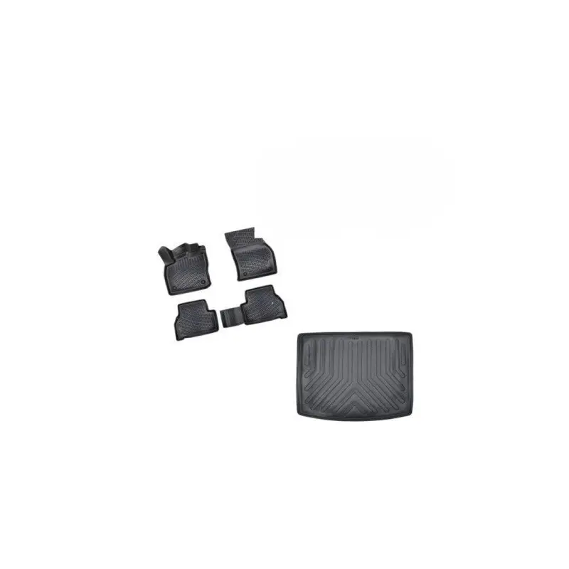 Volkswagen Caddy 2021- 3D Floor Mat And Trunk Pool Set