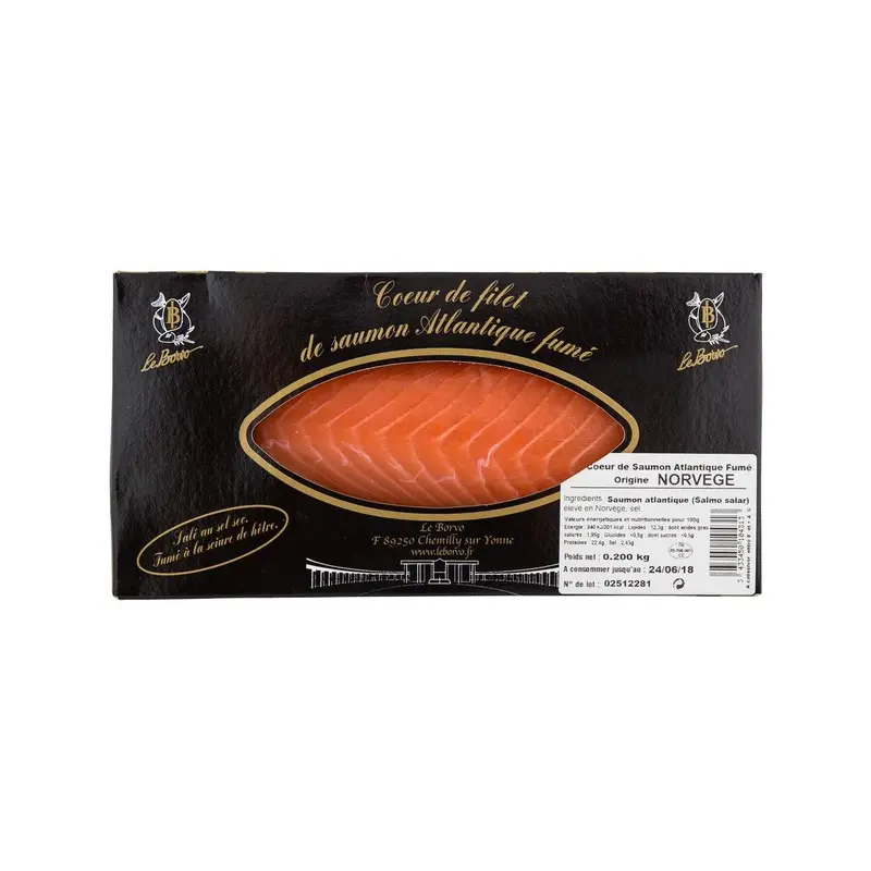 LE BORVO Smoked Norwegian Salmon Fillet (200g)