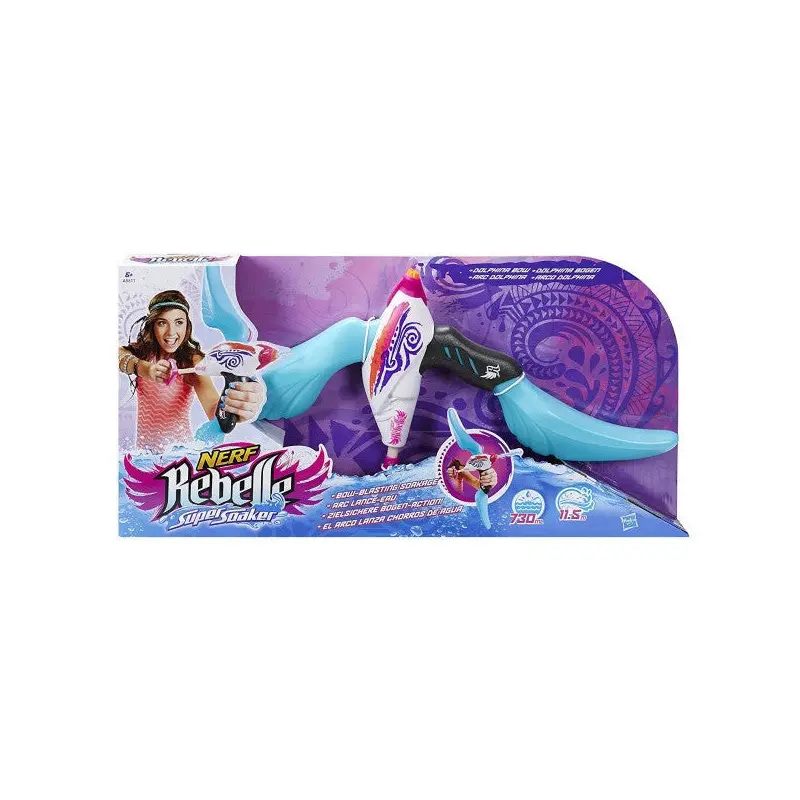 Licensed - Nerf Rebelle Super Soaker Dolphina Bow A5611