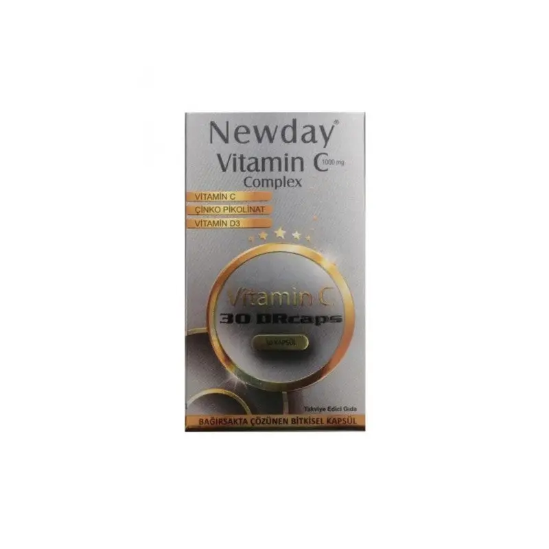 Newday Vitamin C Complex Zinc Picolinate 30 Capsules