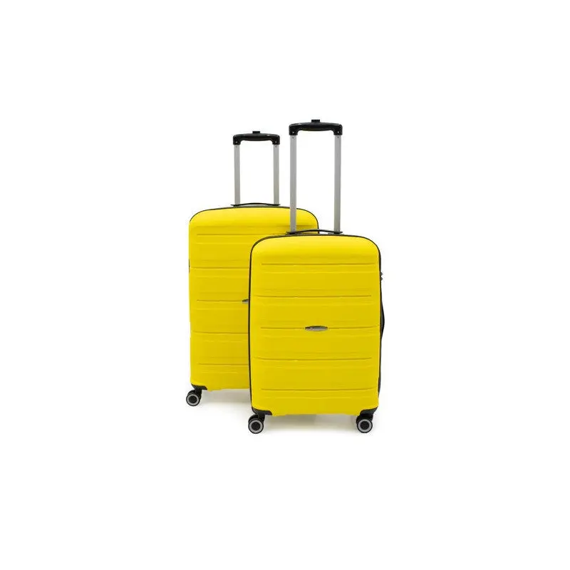 Artemis Polypropylene & Unbreakable 2-Piece Luggage Set Large & Medium - Yellow