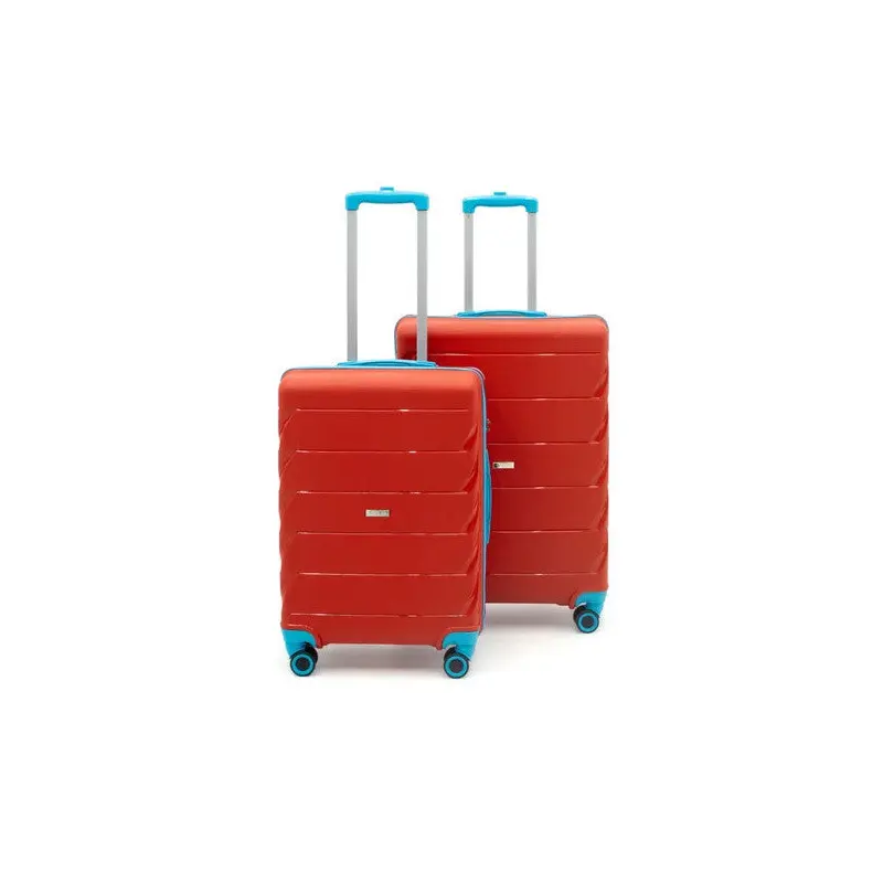 Copella Polypropylene & Unbreakable 2-Piece Luggage Set Large & Medium - Red
