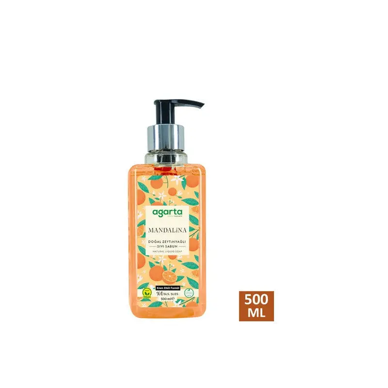 Natural 500 Ml Tangerine Liquid Soap