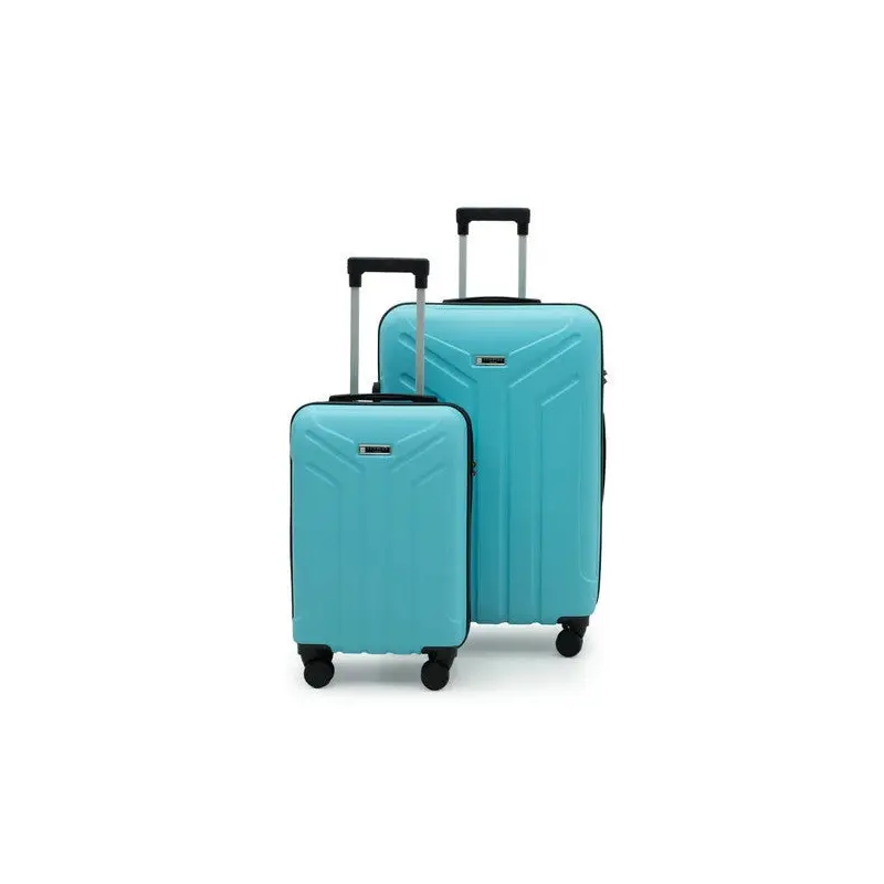 Petra Lux 2-Piece Abs Suitcase Set Large & Small - Blue