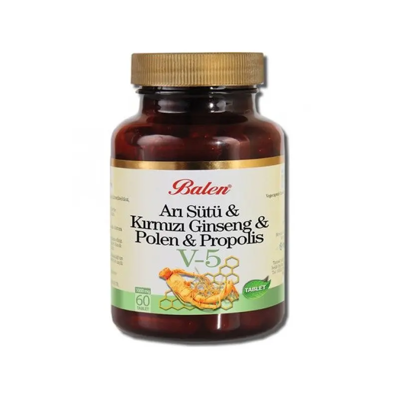 Balen V5 Royal Jelly Ginseng Pollen Propolis Vita 5