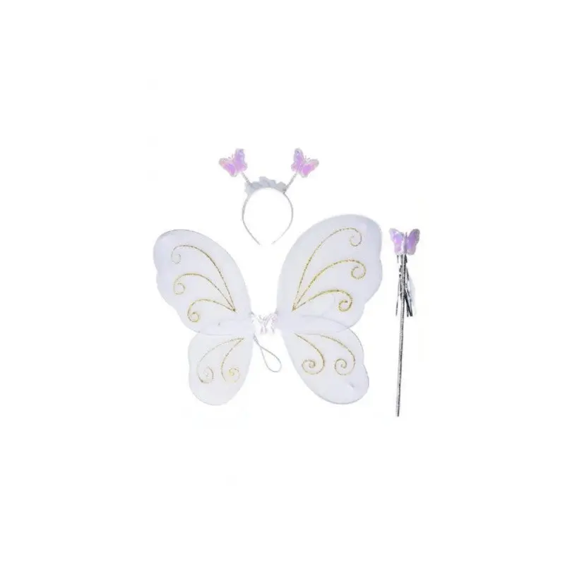 Birthday Costume Butterfly Wings, Wand And Crown