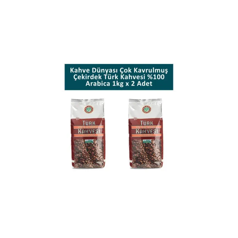 Kahve Dnyas Deep Roasted Turkish Coffee 1 Kg X 2 Pieces