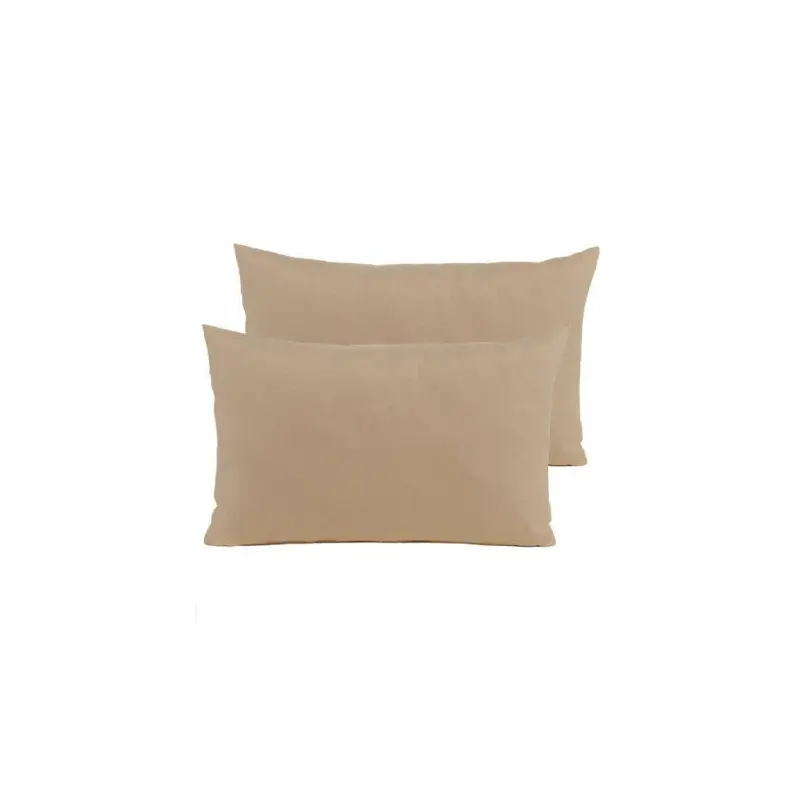 Cappuccino 2-Piece Pillowcase White Zippered 50X70 Cm
