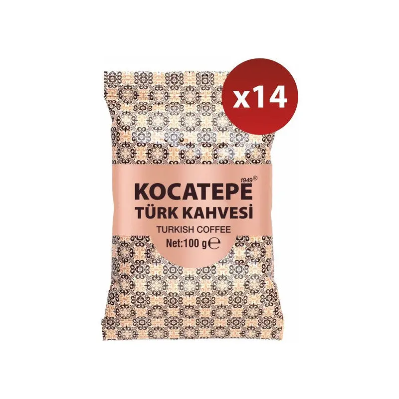 Kocatepe Kahve Kocatepe 100 Gram Turkish Coffee 14 Pieces