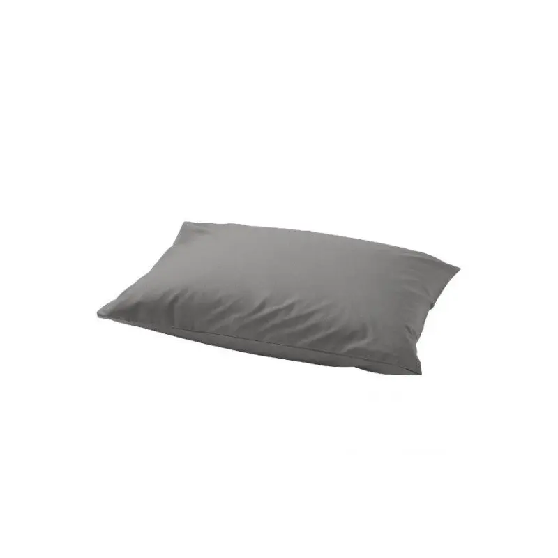 Zippered 2-Piece Gray Pillowcase 50X70 Cm