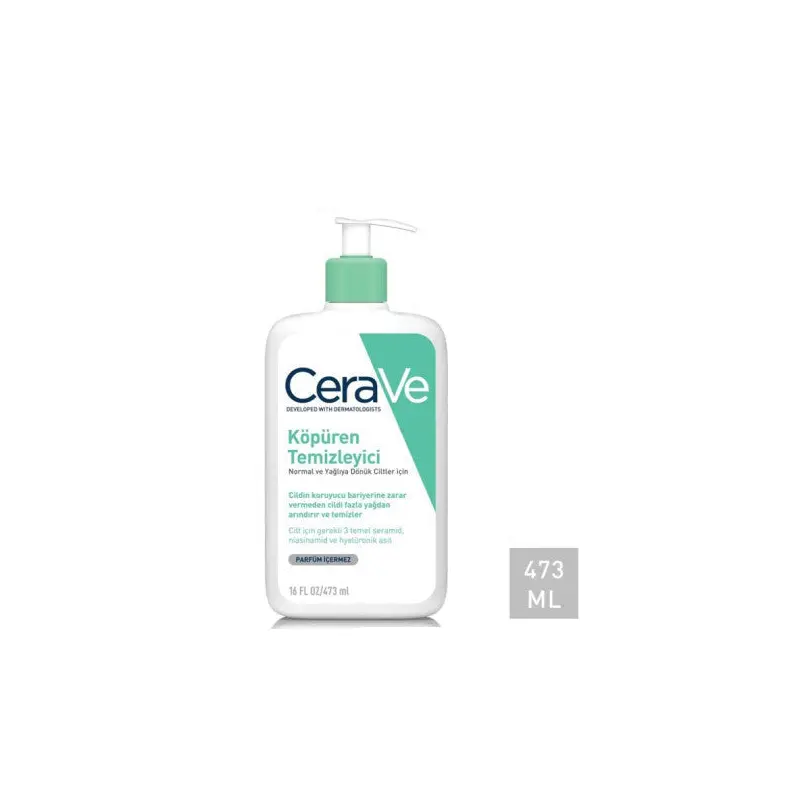 Cerave Foaming Cleanser For Normal & Oily Skin 473 Ml