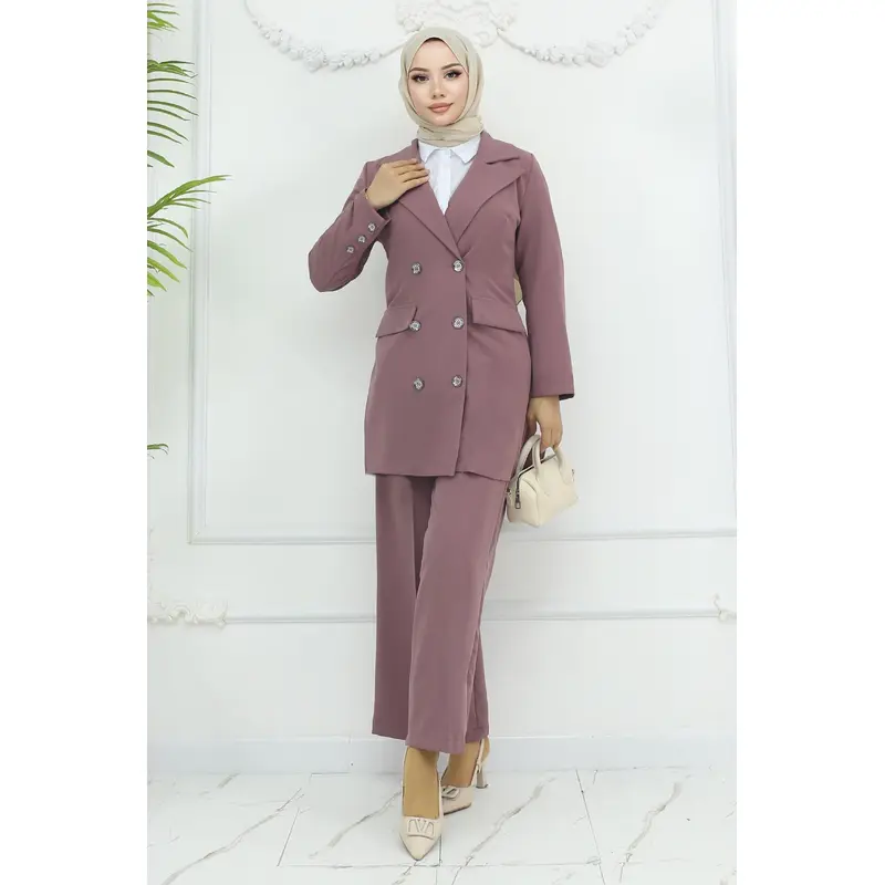 Jacket Suit Dusty Rose 19005