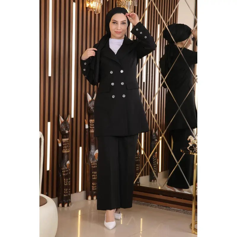 Jacketed Suit Black 19005