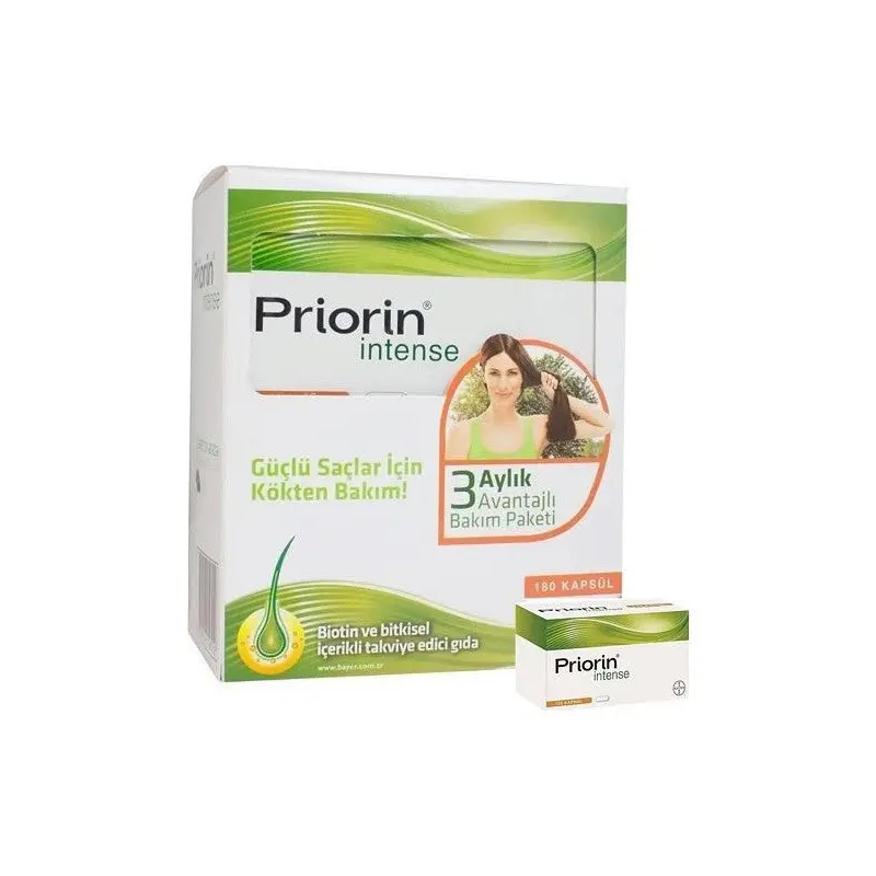 Priorin Intense Advantageous Package 60+120 Capsules