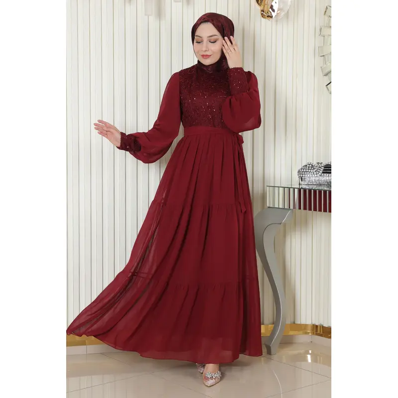 Pulpaet Chiffon Abie Bordeaux 19187