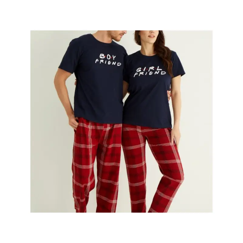 Nisanca Short Sleeve Cotton Women's Pajama Set - Lover's Pajamas - One Piece