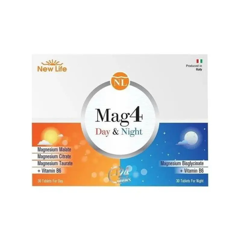 New Life Mag 4 Day 30 Tablet & Night 30 Tablet 7640128141365