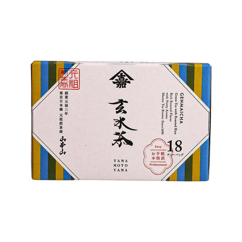 YAMAMOTOYAMA Genmaicha Tea Bag [Box]  (20pcs)