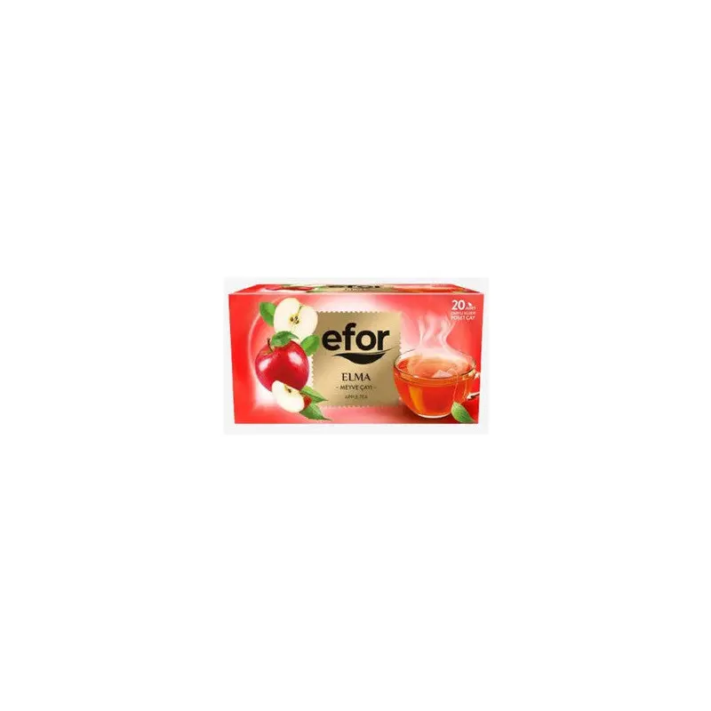 Efor Apple Glass Bag Herbal And Fruit Tea 20 Pcs