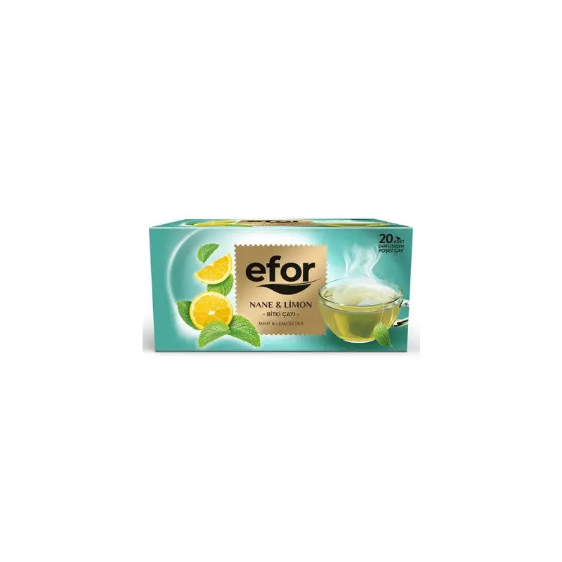 Efor Mint Lemon Pardak Herbal And Fruit Tea Bags - 20 Pcs