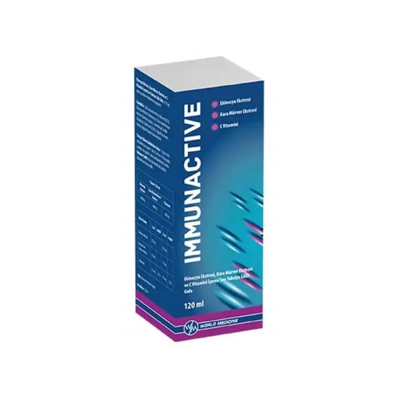 Immunactive Syrup Liquid Food Supplement 120 Ml | Echinacea And Black Elderberry Extract