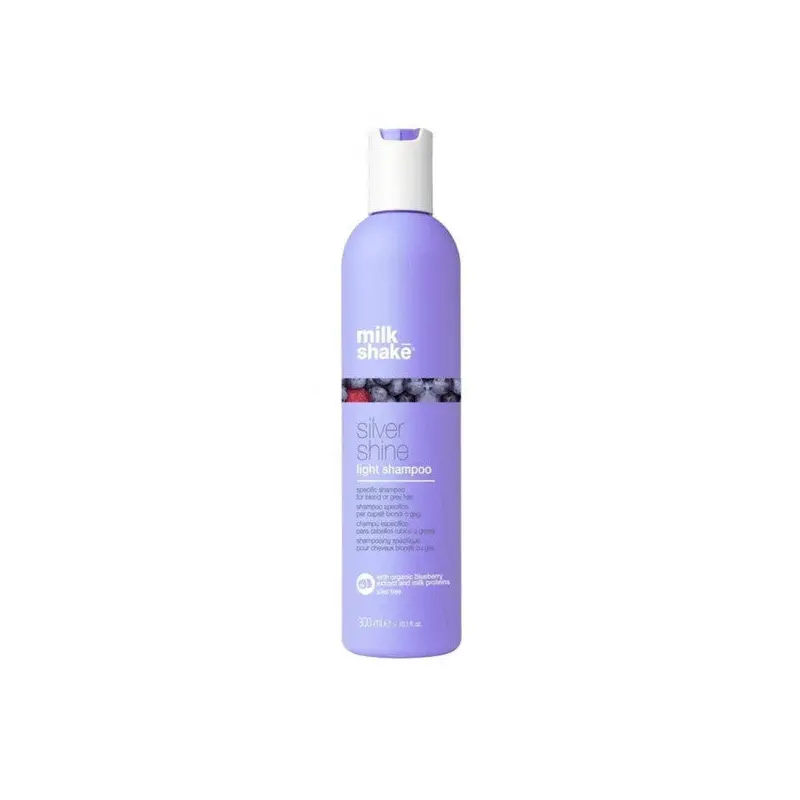 Milkshake Silver Shine Shampoo Special Purple Shampoo For Blonde And Silver Hair 300 Ml