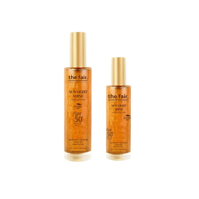 The Fair. Sun Light Shine Spf 50+ /pa++++ Shining Sun Protection Body And Hair Oil 130 Ml