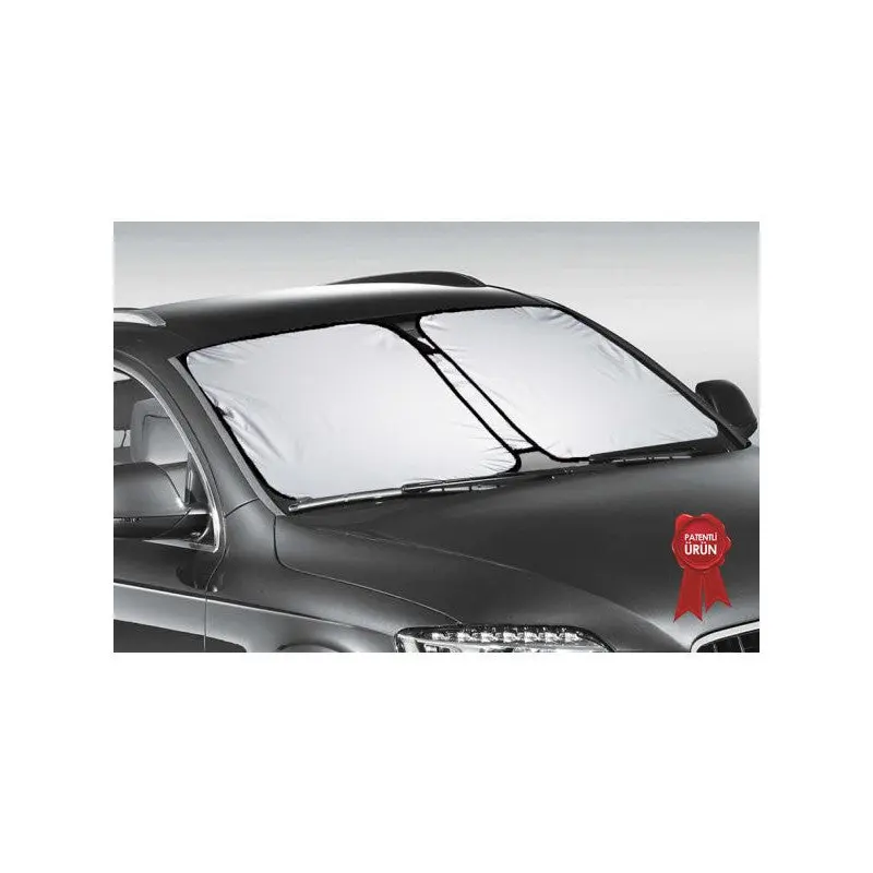 Auto Windshield Sunshade Suitable for All Vehicles - Black