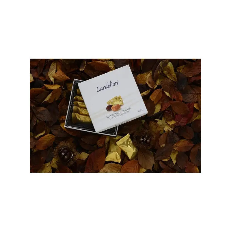 Cardelion Marrons Confits - Candied Chestnuts - Chesnuts  Maroon Glace Chestnut - Anatolian Flavors - Marron Glace - 180 Gr