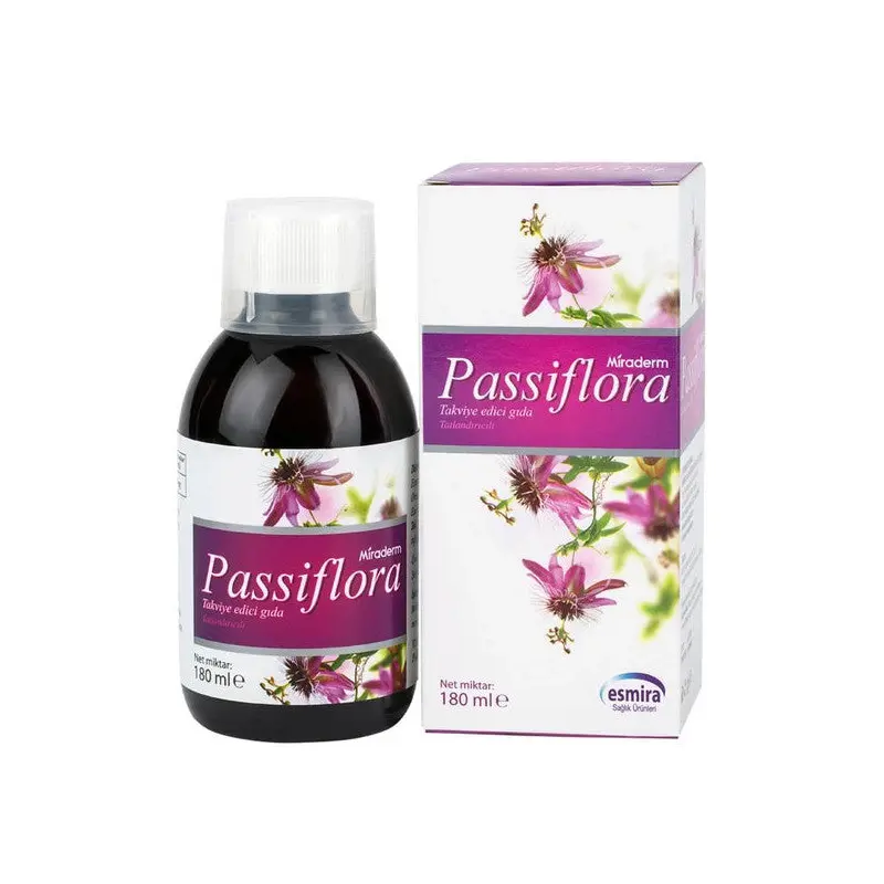 Miraderm Passiflora Syrup Supplementary Food 180Ml