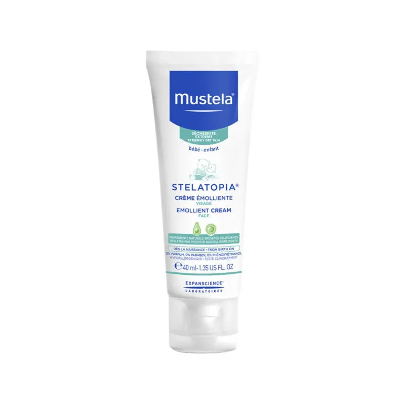 Mustela Stelatopia Emollient Face Cream 40 Ml