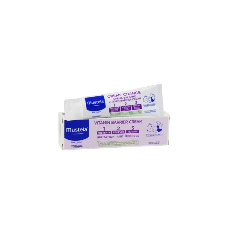 Mustela Vitamin Barrier 1.2.3 Diaper Rash Cream 50 Ml