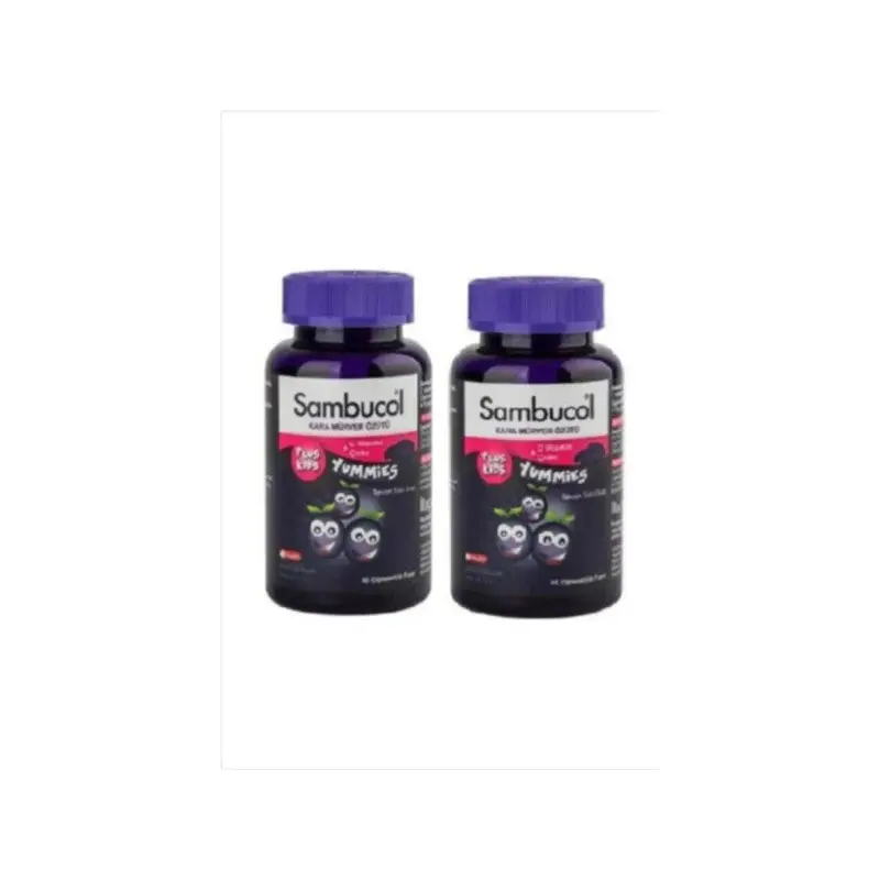Sambucol Plus Kids Yummies 60 Chewable Tablets 2 Boxes