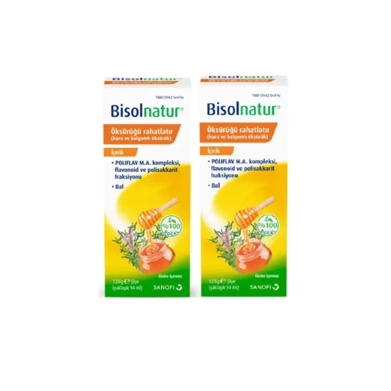 Bisolnatur Herbal Syrup 128 Gr 2 Boxes