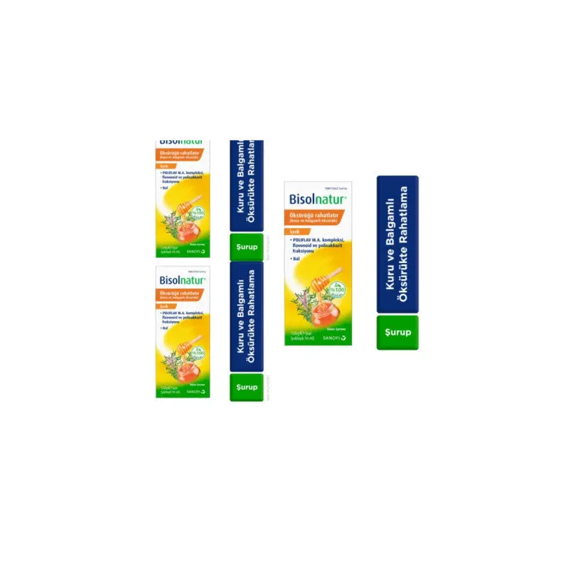 Bisolnatur Herbal Syrup 128 Gr 3 Boxes