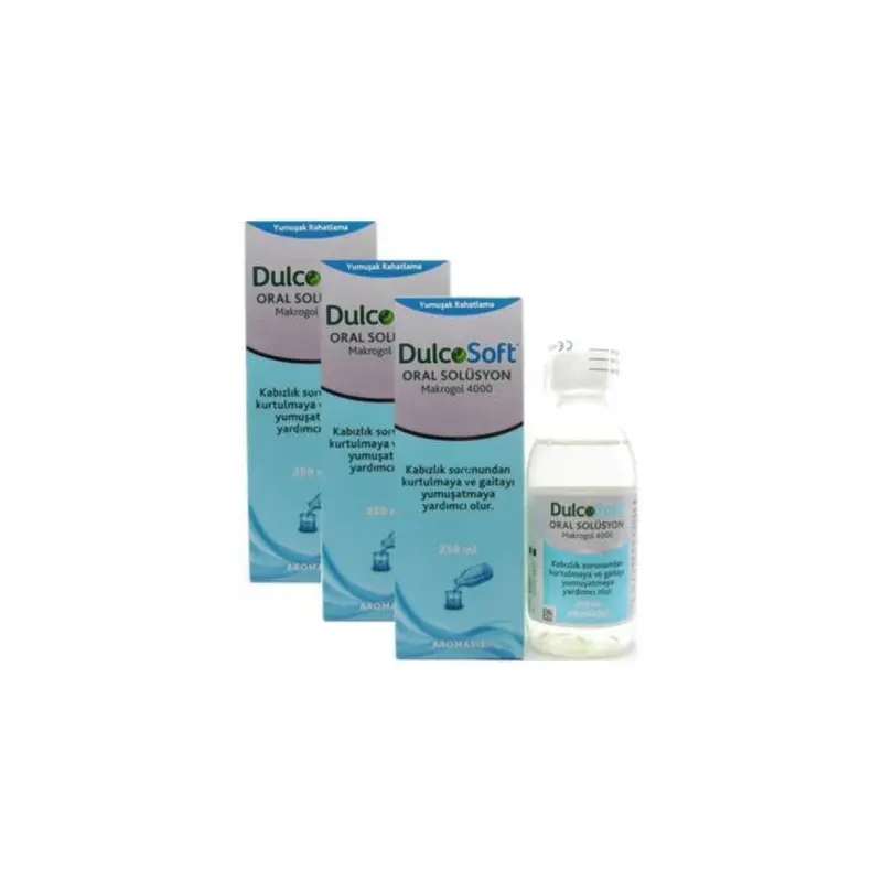 Dulcosoft Oral Solution 250 Ml 3 Boxes