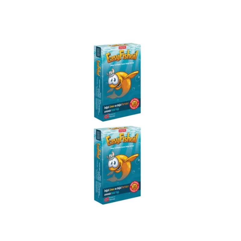 Easy Fish Oil 30 Gel Tablets 2 Boxes