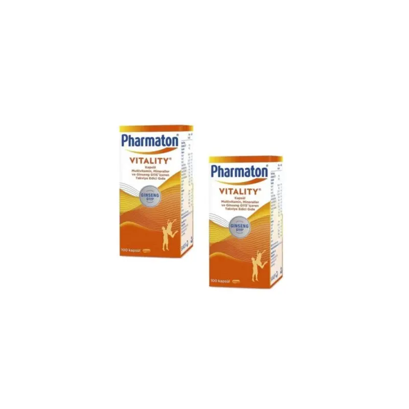 Pharmaton Vitality 100 Capsules 2 Boxes