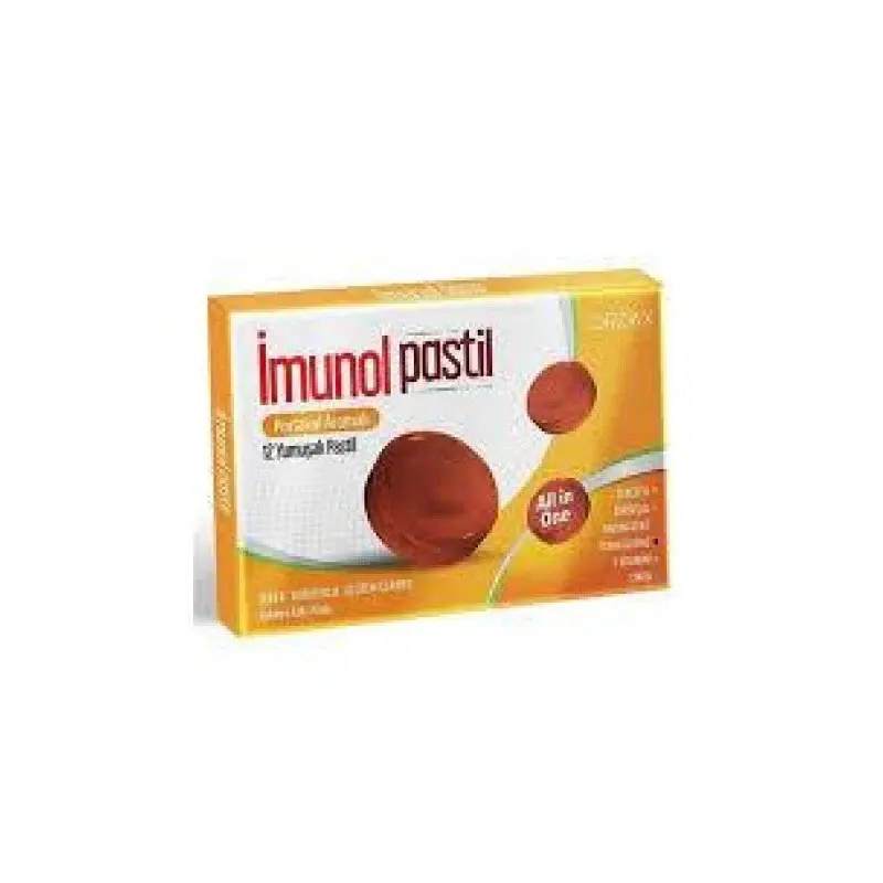 munol Orange Flavored 12 Pastilles