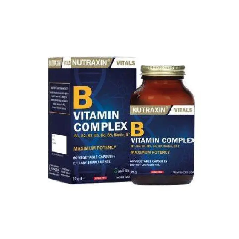 Nutraxin B Complex Vitamin 60 Capsules