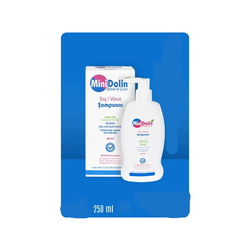 Minidolin Baby Hair And Body Shampoo 250 Ml