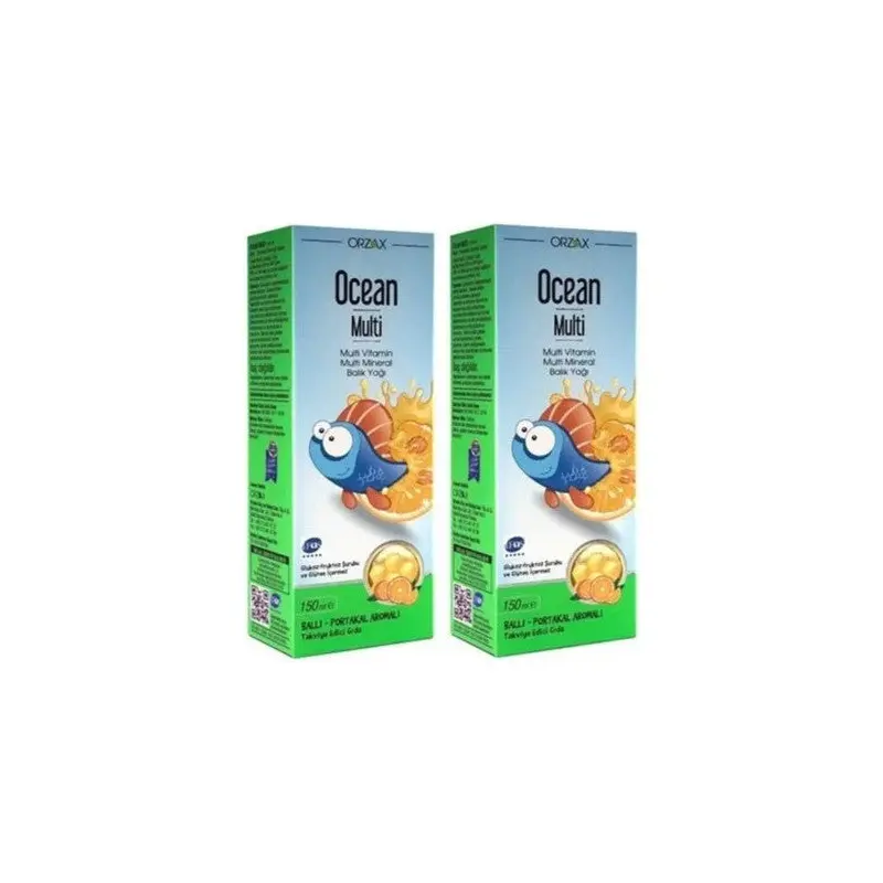 Ocean Multi Syrup Honey Orange Concentrate 150 Ml 2 Pieces