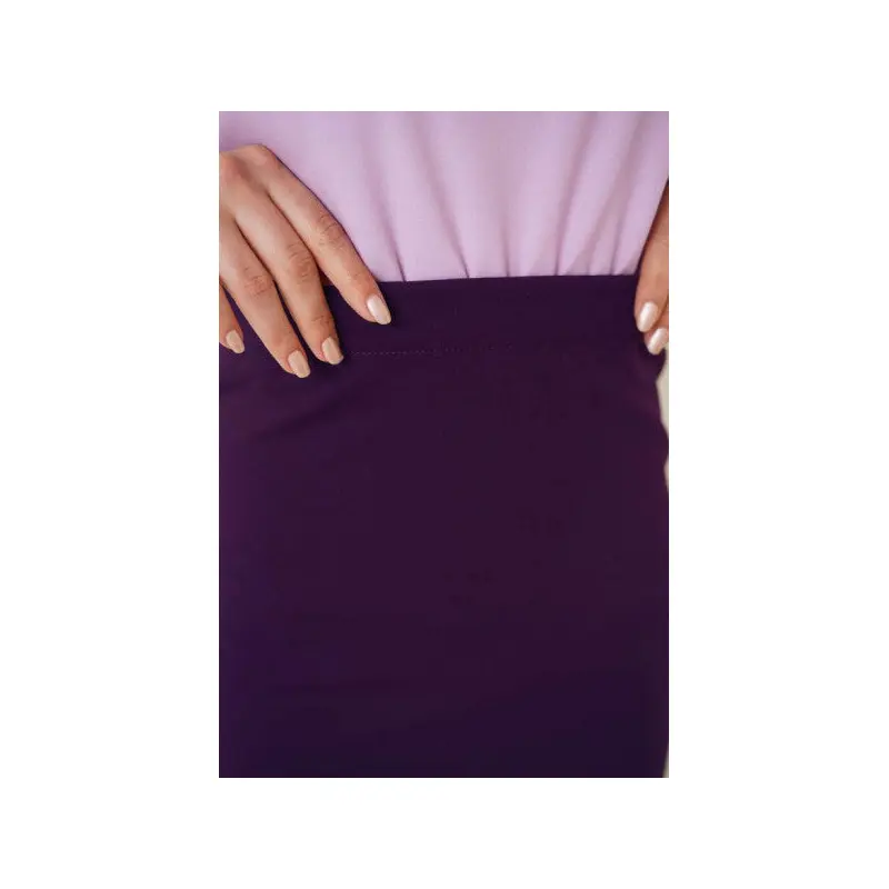 Scuba Pencil Purple Skirt